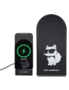 Hurtownia GSM - Încărcător inductiv Karl Lagerfeld 2w1 KLDCRFALCHNK 15W Choupette MagSafe negru/black - KLD1847 - {ean13} - Hurt