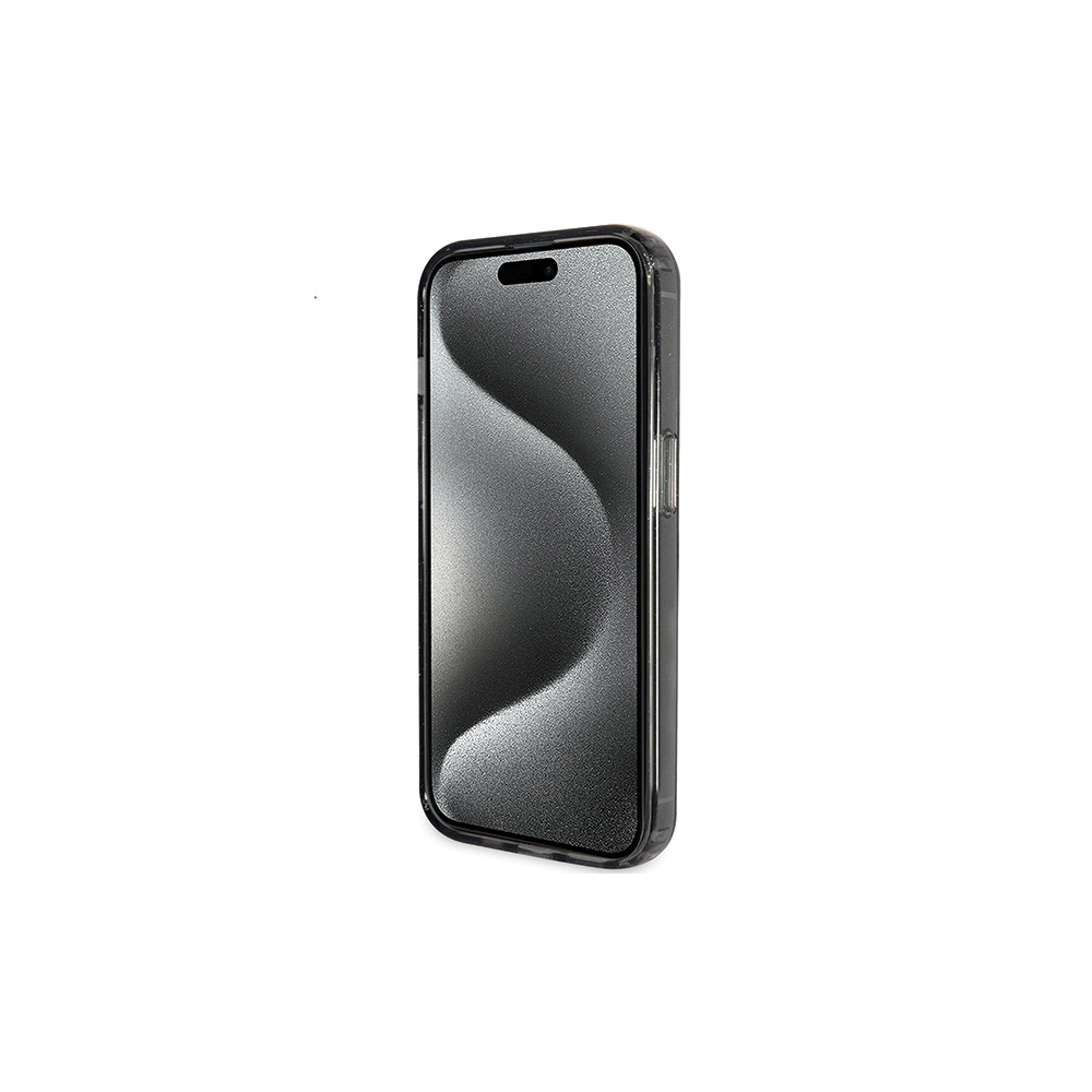 Hurtownia GSM - Case Guess GUHMP14SHRSGSK Apple iPhone 13 / 14 / 15 Hartschale Ringständer Script Glitter MagSafe schwarz/black - GUE3116 - {ean13} - Hurt