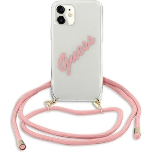 Wholesale [OUTLET] Guess GUHCP12SCRTVSPI Apple iPhone 12 mini pink hardcase Script Vintage - OT-546 - {ean13} - Hurt