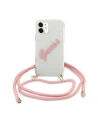 Hurtownia GSM - [OUTLET] Etui Guess GUHCP12SCRTVSPI Apple iPhone 12 mini różowy/pink hardcase Script Vintage - OT-546 - {ean13} - Hurt