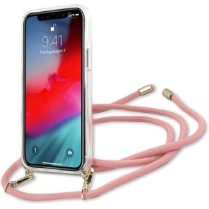 Hurtownia GSM - [OUTLET] Case Guess GUHCP12SCRTVSPI Apple iPhone 12 mini rosa/pink Hartschale Script Vintage - OT-546 - {ean13} - Hurt