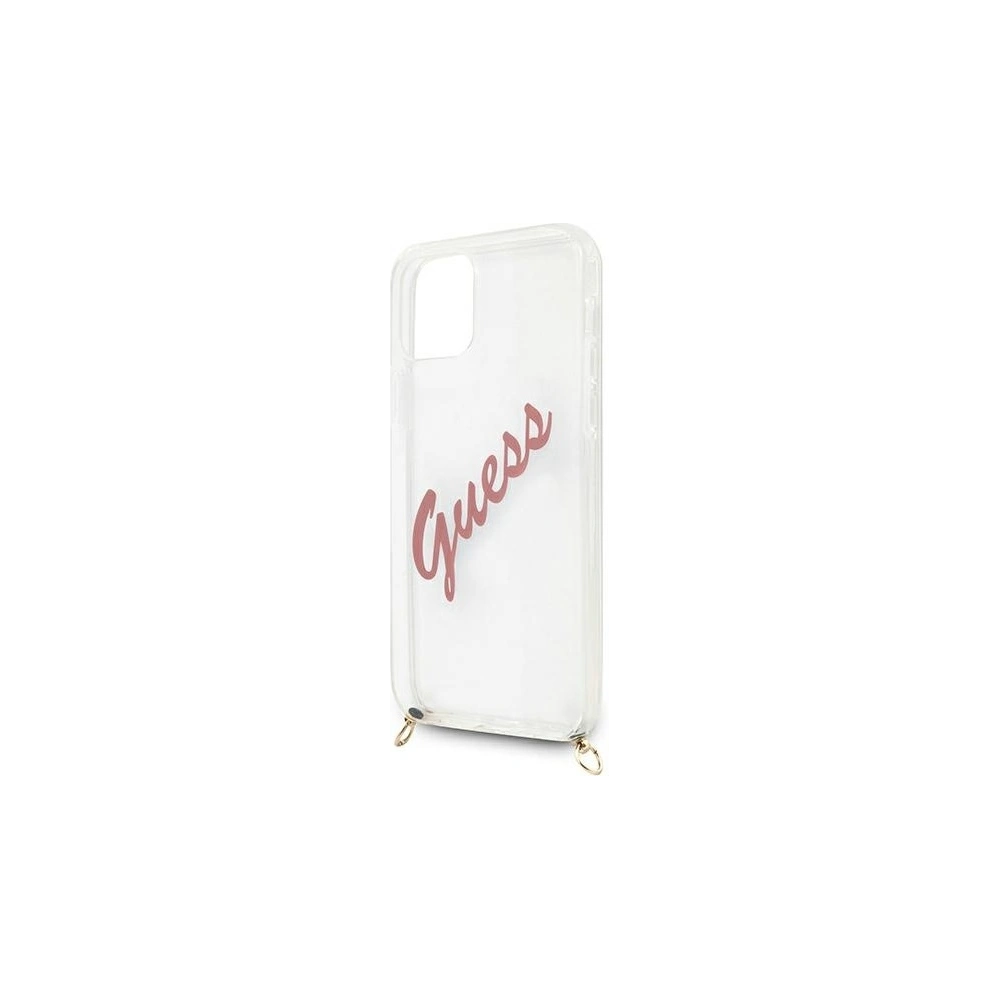 Hurtownia GSM - [OUTLET] Case Guess GUHCP12SCRTVSPI Apple iPhone 12 mini rosa/pink Hartschale Script Vintage - OT-546 - {ean13} - Hurt