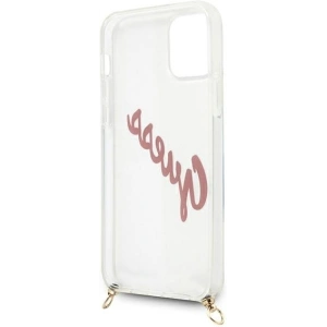Hurtownia GSM - [OUTLET] Case Guess GUHCP12SCRTVSPI Apple iPhone 12 mini rosa/pink Hartschale Script Vintage - OT-546 - {ean13} - Hurt