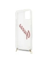 Hurtownia GSM - [OUTLET] Etui Guess GUHCP12SCRTVSPI Apple iPhone 12 mini różowy/pink hardcase Script Vintage - OT-546 - {ean13} - Hurt