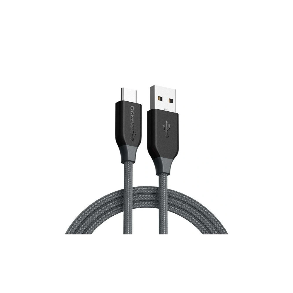 Hurtownia GSM - Cablul USB Tip C BlitzWolf Ampcore BW-TC6 1,8m gri - BLZ087GRY - {ean13} - Hurt