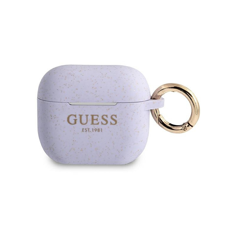 Guess Distributor - 3666339010317 - OT-559 - [OUTLET] Guess GUA3SGGEU Apple AirPods 3 cover purple Silicone Glitter - B2B homescreen