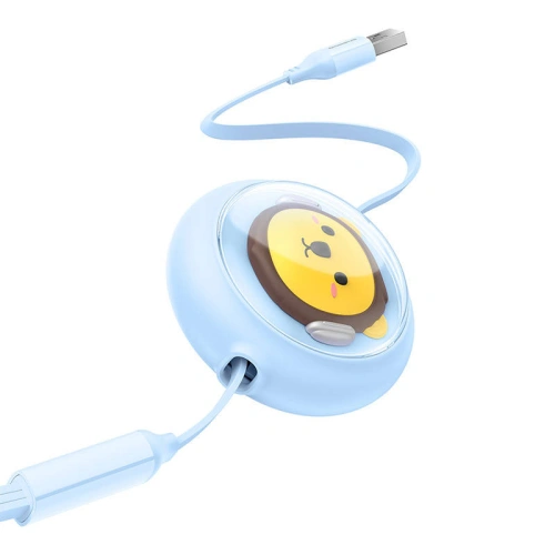 Kabel 3w1 Baseus USB-A / USB-C, microUSB, Lightning, 3,5A, 1,1m (niebieski)