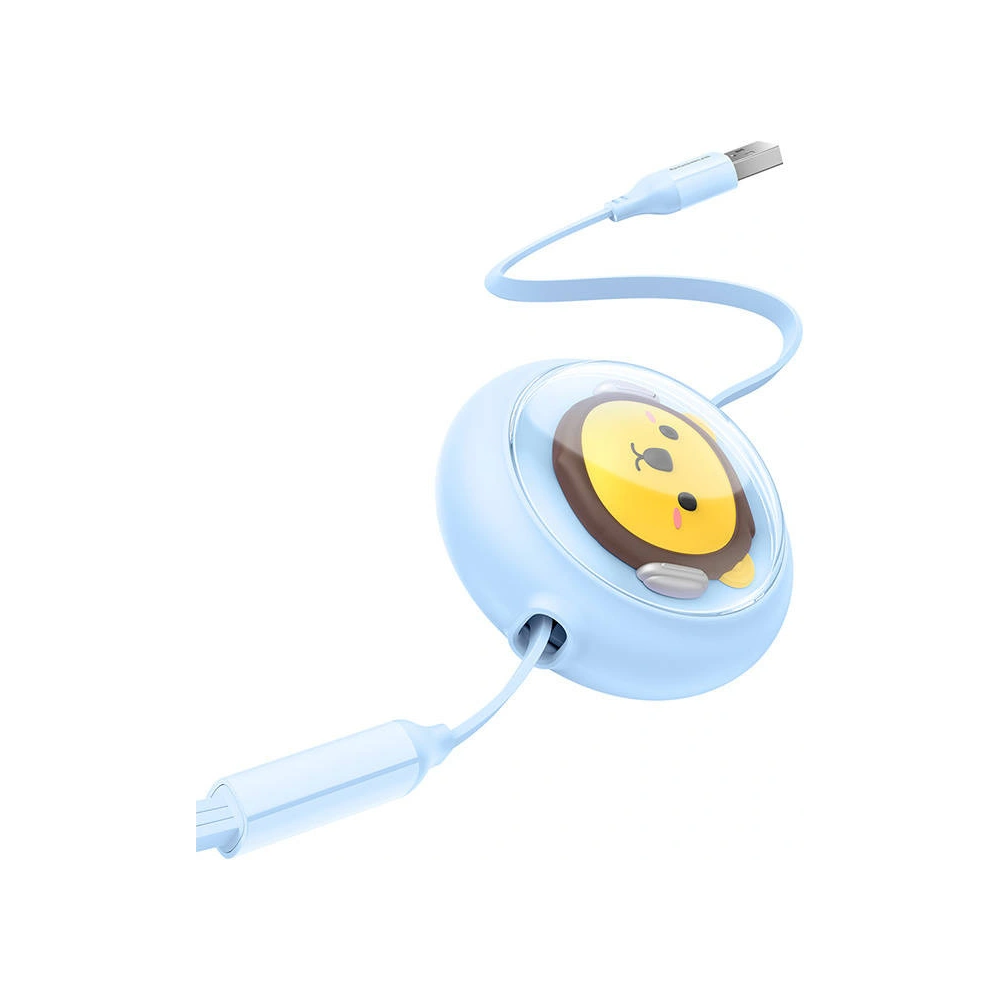 Hurtownia GSM - Kabel 3w1 Baseus USB-A / USB-C, microUSB, Lightning, 3,5A, 1,1m (modrý) - BSU4793 - {ean13} - Hurt