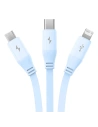 Wholesale Baseus cable 3-in-1 USB-A / USB-C, microUSB, Lightning, 3.5A, 1.1m (blue) - BSU4793 - {ean13} - Hurt