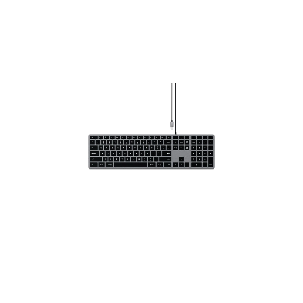 Hurtownia GSM - Klávesnice Satechi Slim W3 Wired USB-C (space gray) - STH98 - {ean13} - Hurt