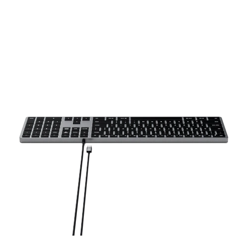 Klawiatura Satechi Slim W3 Wired USB-C (space gray)
