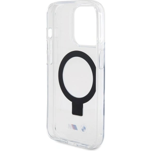 Hurtownia GSM - Case BMW BMHMP15XURST Apple iPhone 15 Pro Max Hardcase Ring Stand M Collection MagSafe transparent/clear - BMW579 - {ean13} - Hurt