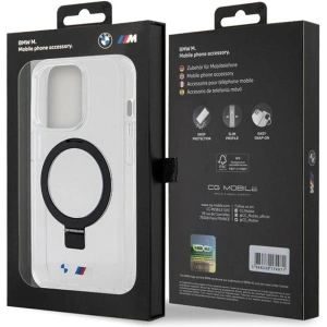 Hurtownia GSM - Case BMW BMHMP15XURST Apple iPhone 15 Pro Max Hardcase Ring Stand M Collection MagSafe transparent/clear - BMW579 - {ean13} - Hurt