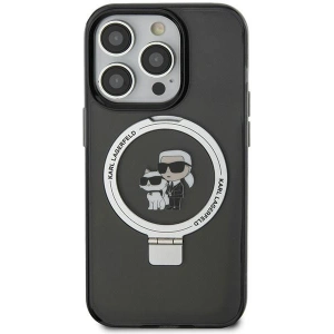 Wholesale Karl Lagerfeld KLHMN61HMRSKCK Apple iPhone XR / 11 hardcase Ring Stand Karl&Choupettte MagSafe black - KLD1849 - {ean13} - Hurt