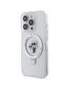 Hurtownia GSM - Etui Karl Lagerfeld KLHMP13LHMRSKCH Apple iPhone 13 / 13 Pro hardcase Ring Stand Karl&Choupettte MagSafe alb/white - KLD1851 - {ean13} - Hurt