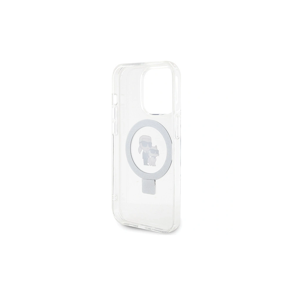 Hurtownia GSM - Case Karl Lagerfeld KLHMP13LHMRSKCH Apple iPhone 13 / 13 Pro Hardcase Ring Stand Karl&Choupettte MagSafe weiß/white - KLD1851 - {ean13} - Hurt