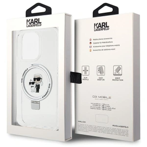 Hurtownia GSM - Case Karl Lagerfeld KLHMP13LHMRSKCH Apple iPhone 13 / 13 Pro Hardcase Ring Stand Karl&Choupettte MagSafe weiß/white - KLD1851 - {ean13} - Hurt