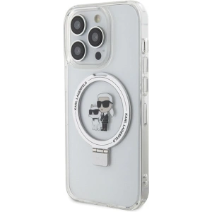 Hurtownia GSM - Etui Karl Lagerfeld KLHMP13XHMRSKCH Apple iPhone 13 Pro Max hardcase Ring Stand Karl&Choupettte MagSafe bílý/white - KLD1852 - {ean13} - Hurt