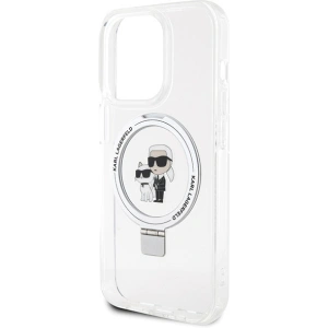 Hurtownia GSM - Etui Karl Lagerfeld KLHMP13XHMRSKCH Apple iPhone 13 Pro Max hardcase Ring Stand Karl&Choupettte MagSafe bílý/white - KLD1852 - {ean13} - Hurt