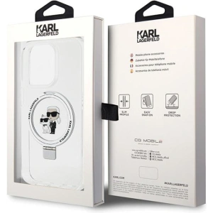 Hurtownia GSM - Case Karl Lagerfeld KLHMP13XHMRSKCH Apple iPhone 13 Pro Max Hardcase Ring Stand Karl&Choupettte MagSafe weiß/white - KLD1852 - {ean13} - Hurt