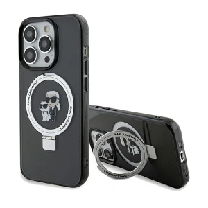 Hurtownia GSM - Etui Karl Lagerfeld KLHMP13XHMRSKCK Apple iPhone 13 Pro Max hardcase Ring Stand Karl&Choupettte MagSafe černý/black - KLD1853 - {ean13} - Hurt