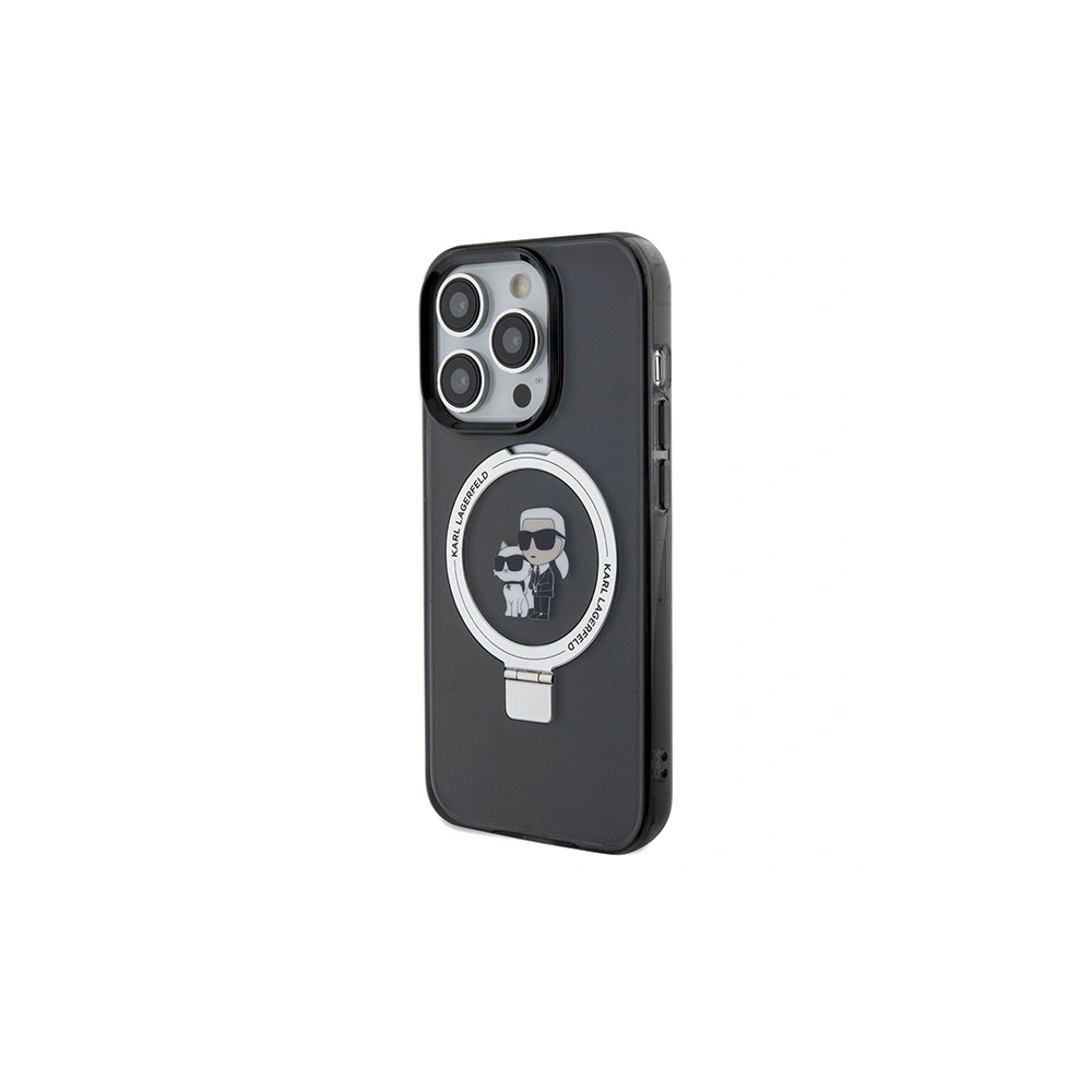 Hurtownia GSM - Etui Karl Lagerfeld KLHMP13XHMRSKCK Apple iPhone 13 Pro Max hardcase Ring Stand Karl&Choupettte MagSafe negru/black - KLD1853 - {ean13} - Hurt