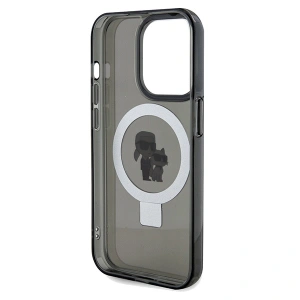 Hurtownia GSM - Case Karl Lagerfeld KLHMP13XHMRSKCK Apple iPhone 13 Pro Max Hardcase Ring Stand Karl&Choupettte MagSafe schwarz/black - KLD1853 - {ean13} - Hurt