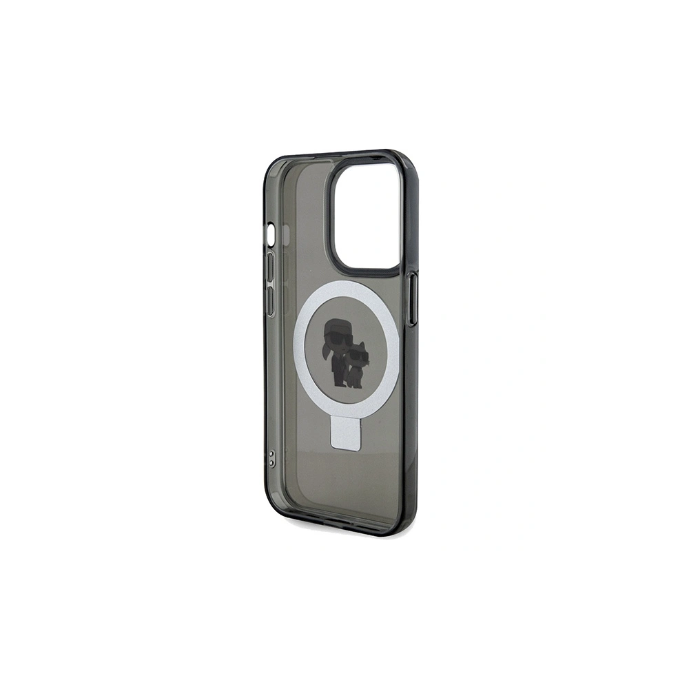 Hurtownia GSM - Etui Karl Lagerfeld KLHMP13XHMRSKCK Apple iPhone 13 Pro Max hardcase Ring Stand Karl&Choupettte MagSafe negru/black - KLD1853 - {ean13} - Hurt
