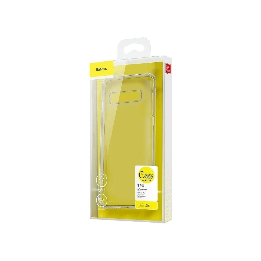 Wholesale Baseus Simple Case Samsung Galaxy S10 Clear - BSU547 - {ean13} - Hurt