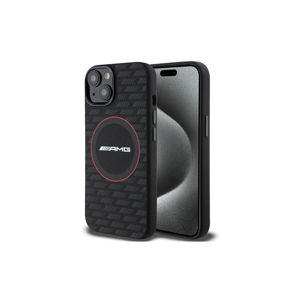 Hurtownia GSM - Case AMG AMHMP15S23SMRK Apple iPhone 15 / 14 / 13 Hardcase Silikon Carbon Muster MagSafe schwarz/black - MRS91 - {ean13} - Hurt