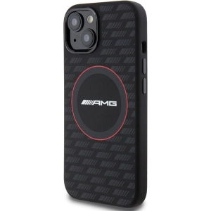 Hurtownia GSM - Etui AMG AMHMP15S23SMRK Apple iPhone 15 / 14 / 13 hardcase Silicone Carbon Pattern MagSafe czarny/black - MRS91 - {ean13} - Hurt