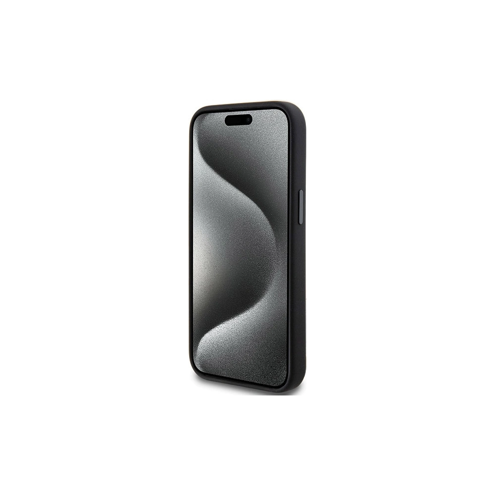 Hurtownia GSM - Etui AMG AMHMP15S23SSPK Apple iPhone 15 / 14 / 13 hardcase din silicon cu model de romburi mari MagSafe negru/black - MRS92 - {ean13} - Hurt