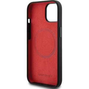 Hurtownia GSM - Case AMG AMHMP15S23SSPK Apple iPhone 15 / 14 / 13 Hartschale Silikon Großes Rhombenmuster MagSafe schwarz/black - MRS92 - {ean13} - Hurt
