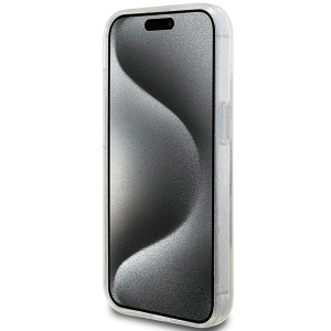 Hurtownia GSM - Case Guess GUHMP15SHRSGSD Apple iPhone 15 / 14 / 13 Hardcase Ring Stand Script Glitter MagSafe transparent - GUE3123 - {ean13} - Hurt