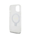 Etui Guess GUHMP15SHRSGSD Apple iPhone 15 / 14 / 13 hardcase Ring Stand Script Glitter MagSafe transparent