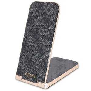 Hurtownia GSM - Indukciós töltő Guess GUDCFAL4PEGK 2w1 15W 4G Pattern MagSafe fekete/black - GUE3126 - {ean13} - Hurt