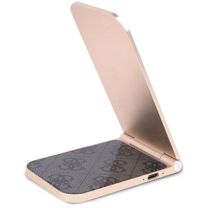 Hurtownia GSM - Indukciós töltő Guess GUDCFAL4PEGK 2w1 15W 4G Pattern MagSafe fekete/black - GUE3126 - {ean13} - Hurt