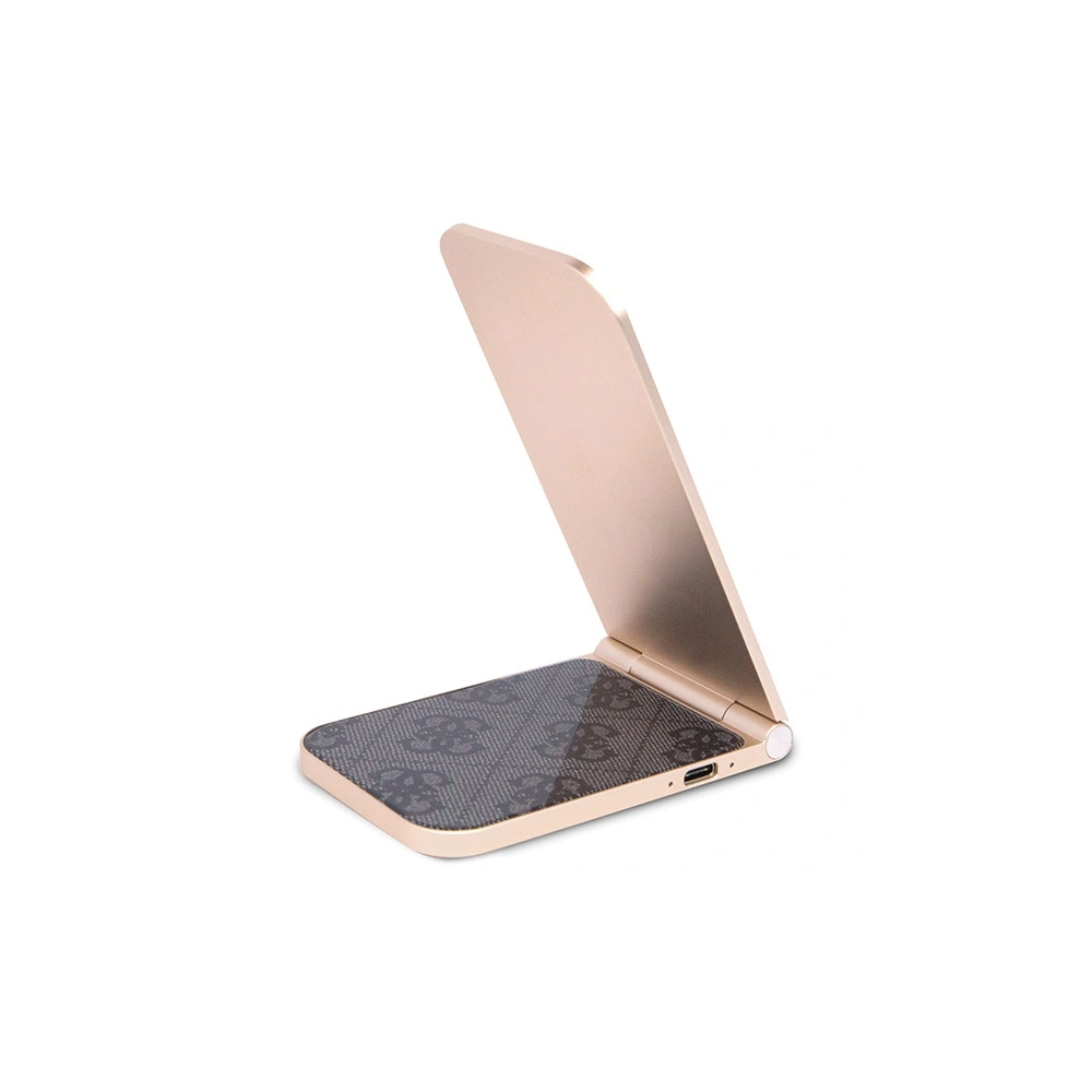 Hurtownia GSM - Ładowarka indukcyjna Guess GUDCFAL4PEGK 2w1 15W 4G Pattern MagSafe czarny/black - GUE3126 - {ean13} - Hurt