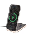 Wholesale Guess GUDCFAL4PEGW 2in1 inductive charger 15W 4G Pattern MagSafe brown - GUE3127 - {ean13} - Hurt