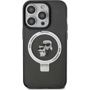 Wholesale Karl Lagerfeld KLHMP14LHMRSKCK Apple iPhone 14 Pro hardcase Ring Stand Karl&Choupettte MagSafe black - KLD1854 - {ean13} - Hurt