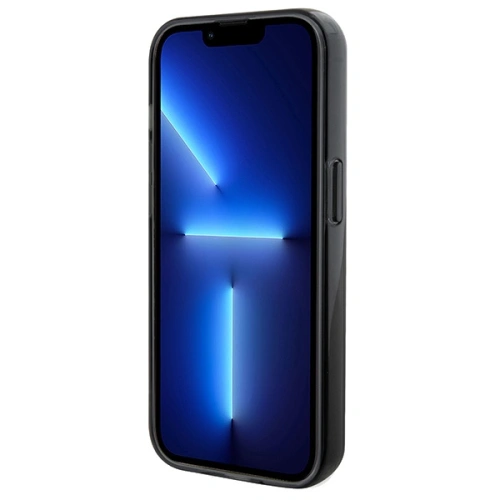 Etui Karl Lagerfeld KLHMP14LHMRSKCK Apple iPhone 14 Pro hardcase Ring Stand Karl&Choupettte MagSafe czarny/black