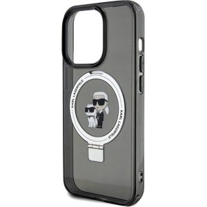 Wholesale Karl Lagerfeld KLHMP14LHMRSKCK Apple iPhone 14 Pro hardcase Ring Stand Karl&Choupettte MagSafe black - KLD1854 - {ean13} - Hurt