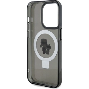 Hurtownia GSM - Etui Karl Lagerfeld KLHMP14LHMRSKCK Apple iPhone 14 Pro hardcase Ring Stand Karl&Choupettte MagSafe negru/black - KLD1854 - {ean13} - Hurt