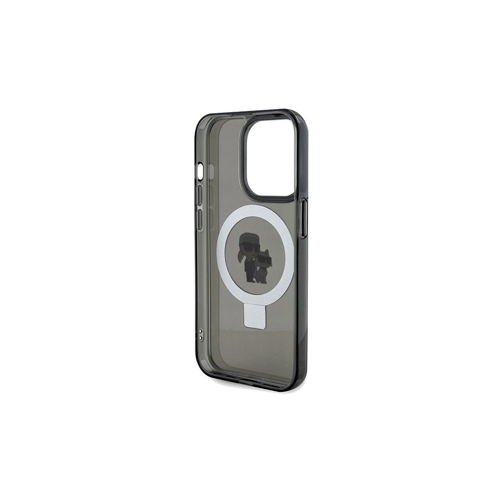 Hurtownia GSM - Etui Karl Lagerfeld KLHMP14LHMRSKCK Apple iPhone 14 Pro hardcase Ring Stand Karl&Choupettte MagSafe negru/black - KLD1854 - {ean13} - Hurt