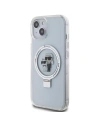 Hurtownia GSM - Etui Karl Lagerfeld KLHMP14SHMRSKCH Apple iPhone 14 / 15 kemény tok Ring Stand Karl&Choupettte MagSafe fehér/white - KLD1855 - {ean13} - Hurt