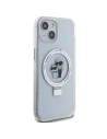 Hurtownia GSM - Etui Karl Lagerfeld KLHMP14SHMRSKCH Apple iPhone 14 / 15 kemény tok Ring Stand Karl&Choupettte MagSafe fehér/white - KLD1855 - {ean13} - Hurt