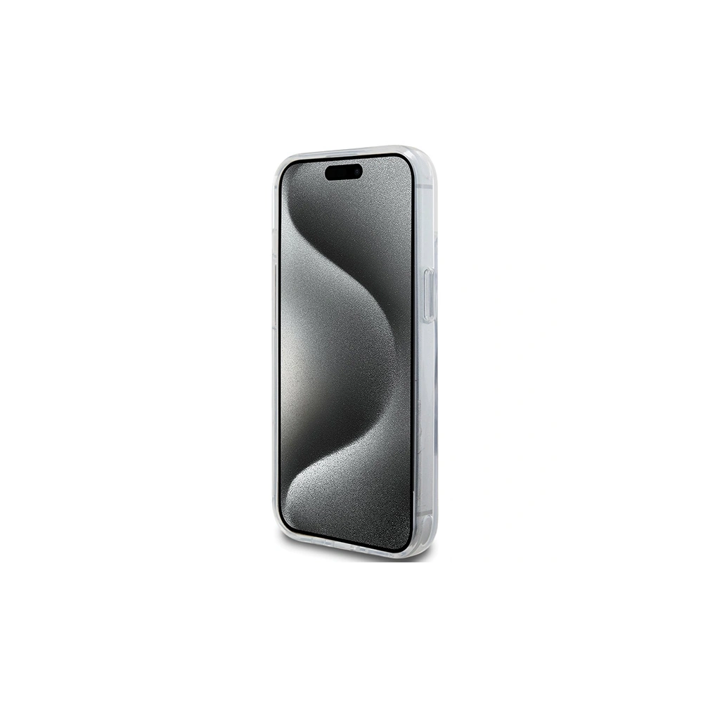 Hurtownia GSM - Etui Karl Lagerfeld KLHMP14SHMRSKCH Apple iPhone 14 / 15 hardcase Ring Stand Karl&Choupettte MagSafe alb/white - KLD1855 - {ean13} - Hurt