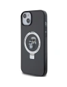 Hurtownia GSM - Etui Karl Lagerfeld KLHMP14SHMRSKCK Apple iPhone 14 / 15 hardcase Ring Stand Karl&Choupettte MagSafe černý/black - KLD1856 - {ean13} - Hurt