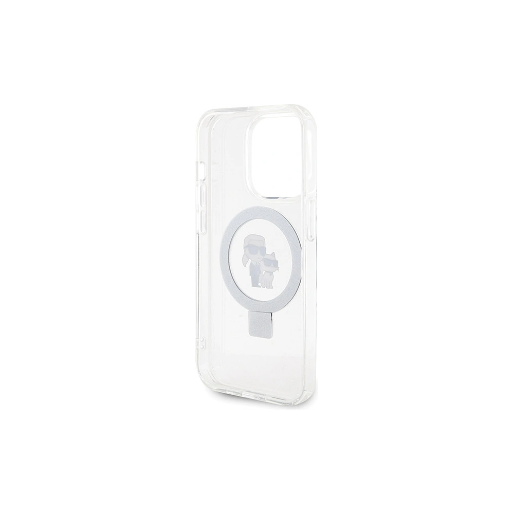 Hurtownia GSM - Case Karl Lagerfeld KLHMP14XHMRSKCH Apple iPhone 14 Pro Max Hardcase Ring Stand Karl&Choupettte MagSafe weiß/white - KLD1857 - {ean13} - Hurt