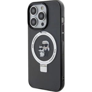 Hurtownia GSM - Case Karl Lagerfeld KLHMP14XHMRSKCK Apple iPhone 14 Pro Max Hardcase Ring Stand Karl&Choupettte MagSafe schwarz/black - KLD1858 - {ean13} - Hurt